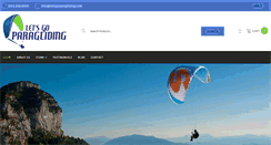 Desktop Screenshot of paraglidingequipment.com